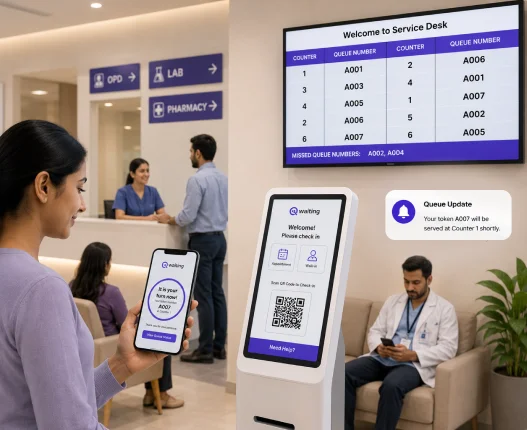 How the Qwaiting Hospital Queue System Works